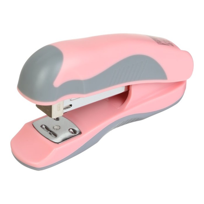 Степлер «PASTEL» пластиковий до 20 аркушів під скобу № 24,26, рожевий, ТМ Buromax