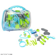 Набір лікаря: шприц, стетоскоп та аксесуари, у коробці 32х27х11 см