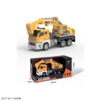 Будівельна техніка 22 см зі світлом та звуком, на батарейці, у коробці 22,3х10,8х8,2 см