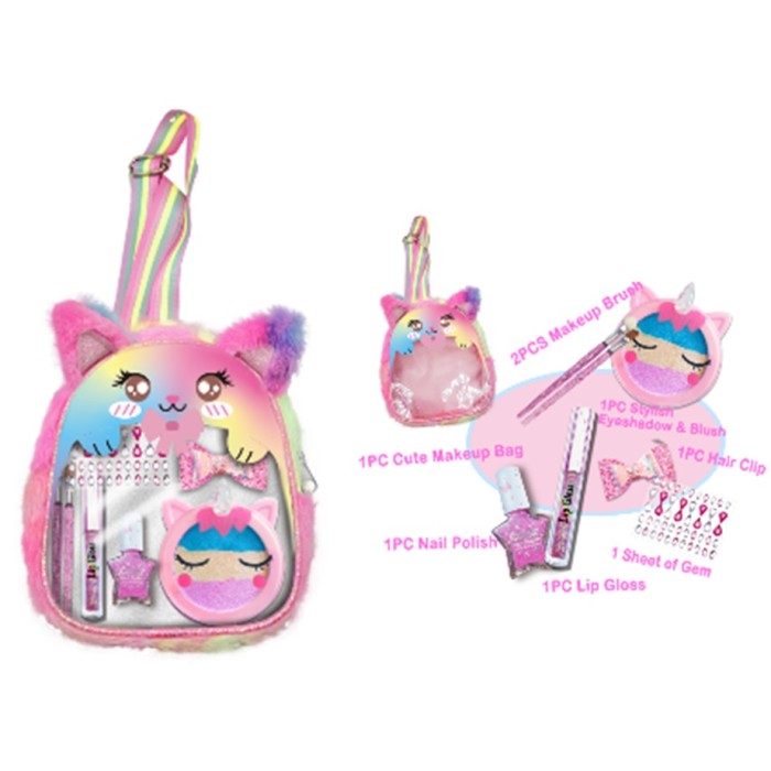 Дитяча косметика: тіні для повік, лак та аксесуари, у валізі 35х5х20 см