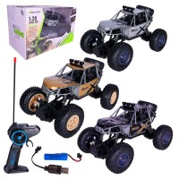 Машина 33 см 1:20 р/к на акумуляторі зі світлом, в асортименті, у коробці 33,9х19х18 см