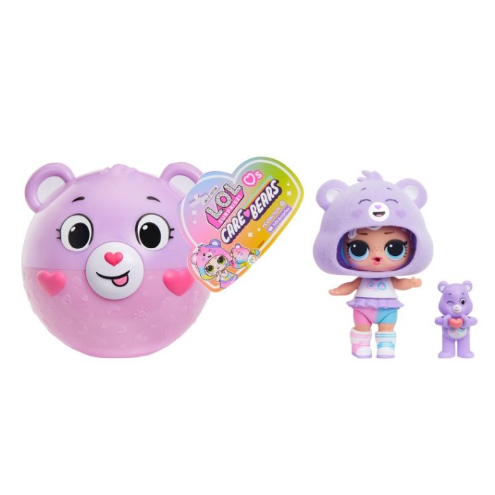 Ігровий набір з лялькою LOL SURPRISE! «Loves Care Bears» 8 см з фігуркою, в асортименті, у колбі 10х9х9 см