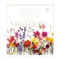 Зошит на 48 аркушів у лінію «Дикі квіти», №0263, Пір`їнка