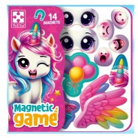 Гра настільна «Емоції Єдинорога» магнітна розвиваюча з 14 магнітів, ТМ Vladi Toys