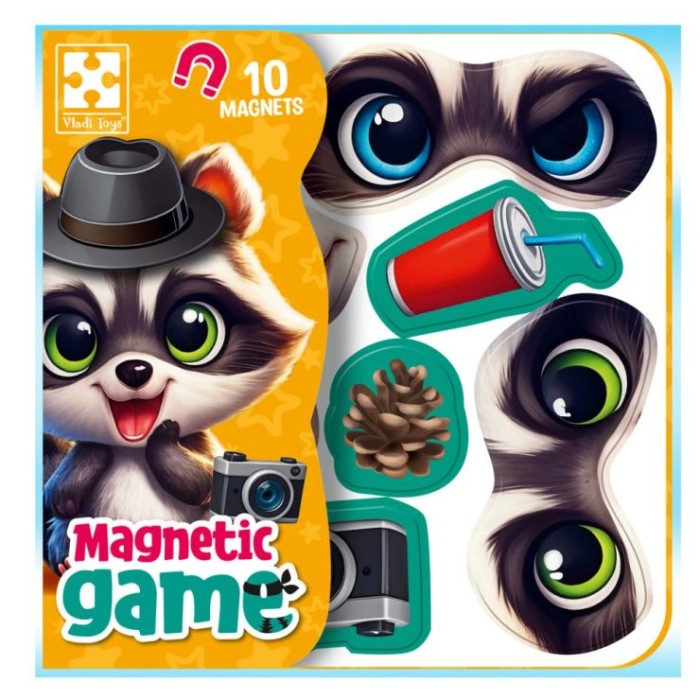 Гра настільна «Емоції Єота» магнітна розвиваюча з 10 магнітів, ТМ Vladi Toys