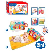 Килимок для немовляти 2 в 1 77х41 см з подушкою, дзеркалом та підвіскою-пискавкою, у коробці 45х21х11,5 см