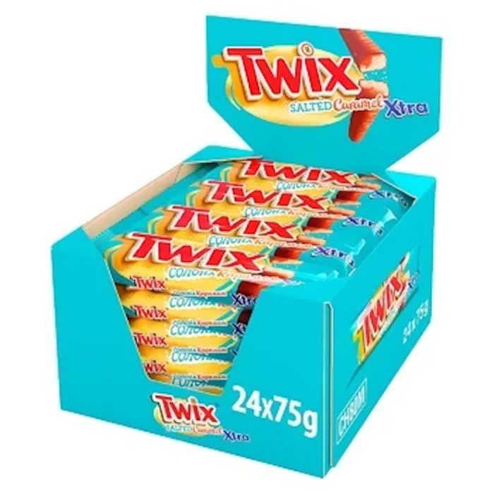 Шоколад «Твікс Екстра» з солоною карамеллю 75 г