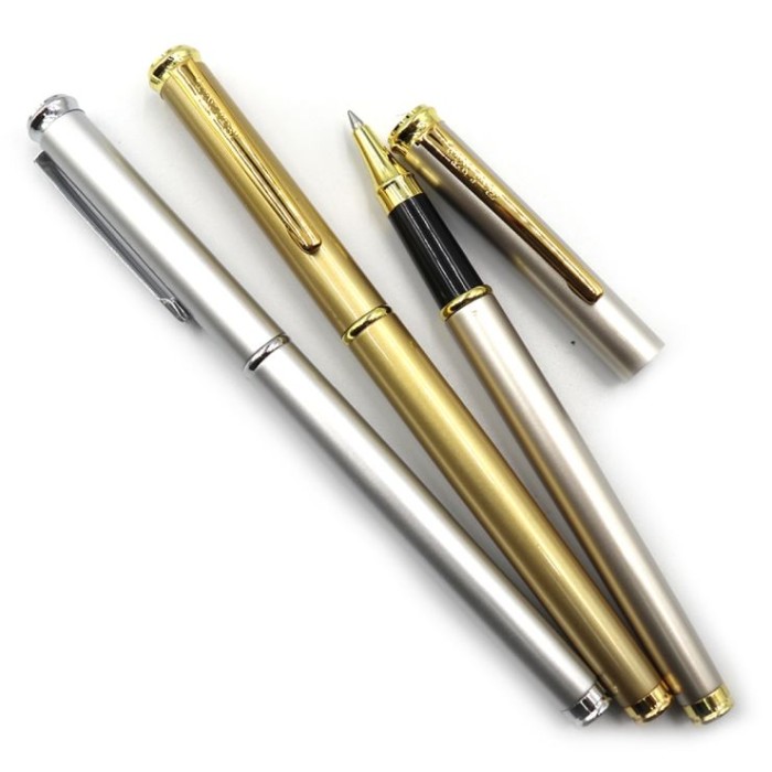 Ручка «Baixin» капілярна синя в металевому корпусі, в асортименті, TM Baixin