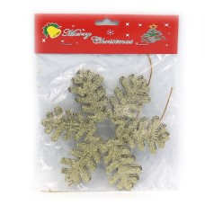 Підвіска декоративна «Сніжинка» 15 см, у пакеті