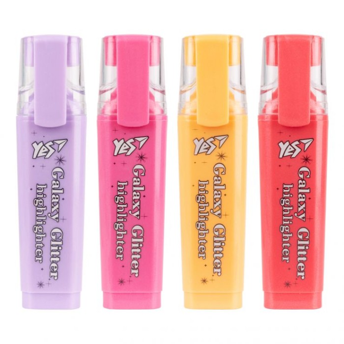 Маркер «Galaxy Glitter» текстовий, в асортименті, ТМ YES