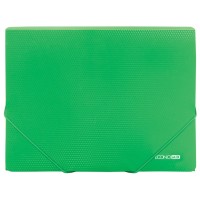 Папка на гумках А4 з текстурою «діамант»ї, зелена, ТМ Economix