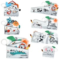 Книжка-шуршалка 18х18х3 см з пискавкою, в асортименті, у пакеті 20х21х3 см