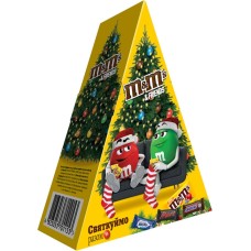 Новорічний подарунок «M&M та Друзі» 96,5 г, у картоннній коробці 15х11,5 см