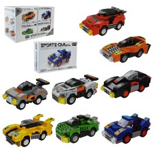 Конструктор «Траснпорт», в асортименті, у коробці 14х4х9,5 см, по 16 шт у дисплеї 30х20х17 см