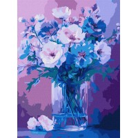 Картина за номерами «Ніжні квіти» 30х40 см, ТМ Ідейка