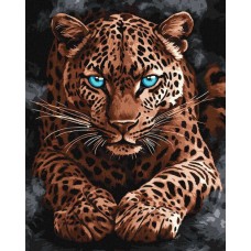 Картина за номерами «Дикий гепард» 40х50 см, ТМ Ідейка