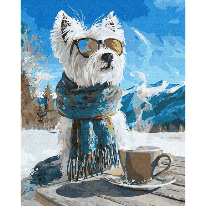 Картина за номерами «Зимова перерва» 40х50 см, ТМ Ідейка