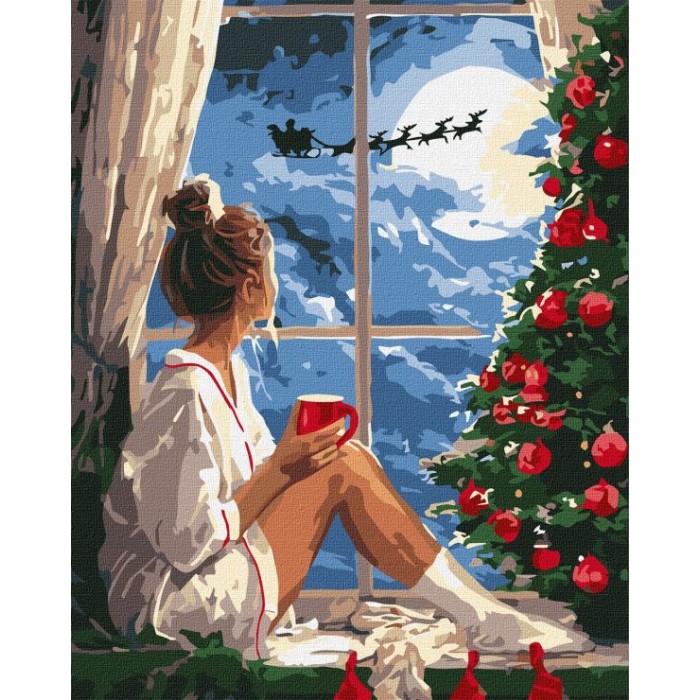 Картина за номерами «Різдвяний вечір» 40х50 см, ТМ Ідейка