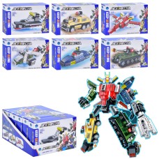 Конструктор «Військова техніка» 6 в 1 від 91 деталі, в асортименті, 6 шт у дисплеї 28х2314 см