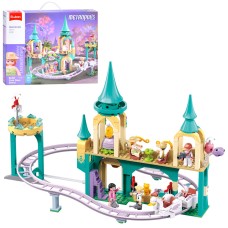 Конструктор «Рожева серія. Парк розваг» на 448 деталей з фігурками, у коробці 42,5х33х7 см