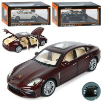 Машина 20 см 1:24 металева інерційна зі звуком, світлом, дверима що відкриваються та гумовими колесами, у коробці 29х12,5х16,5 см, АвтоСвіт