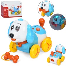 Каталочка «Песик» 22 см сенсорна музична зі світлом, на батарейці, у коробці 22х17х14,5 см