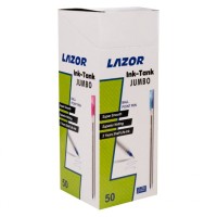 Ручка «LAZOR Ink Tank-Jumbo» кульково-масляна синя 0,6 мм, ТМ LINC