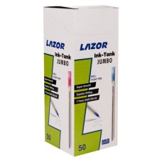 Ручка «LAZOR Ink Tank-Jumbo» кульково-масляна синя 0,6 мм, ТМ LINC