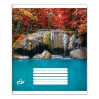 Зошит на 18 аркушів у клітинку «Безкрайні горизонти» №2541, ТМ Brisk