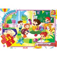 Пазли «Вчимося з задоволенням. Дитячий садочок» на 35 елементів, ТМ G-Toys