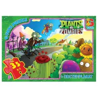 Пазли «Рослини проти Зомбі» на 35 елементів, ТМ G-Toys