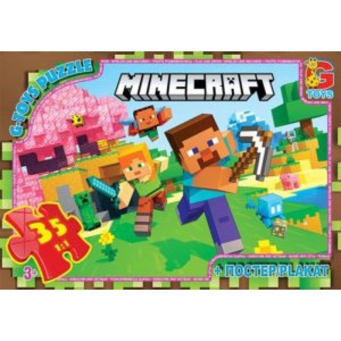 Пазли «Minecraft» на 35 елементів, ТМ G-Toys