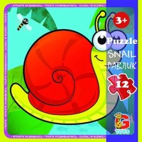Пазли «Комахи. Равлик» на 12 елементів, ТМ G-Toys