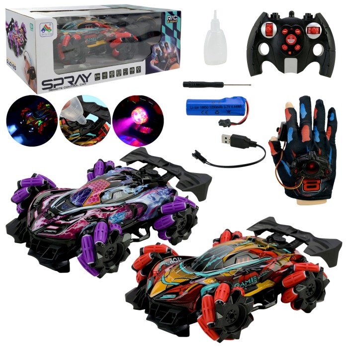 Перевертиш 28 см р/к на акумуляторі зі світлом, пультом та рукавичкою для керування, в асортименті, у коробці 38х14,5х21 см