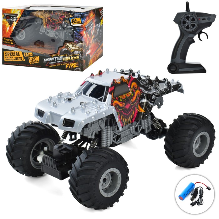 Джип 29 см 1:12 р/к 2,4G на акумуляторі зі звуком та USB, в асортименті, у коробці 34х24х22 см