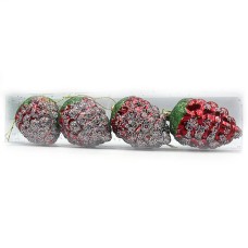 Набір ялинкових прикрас «Шишки» з 4 елементів