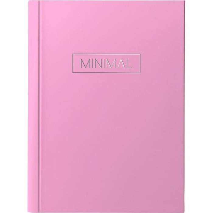 Блокнот «MINIMAL» А5 на 160 аркушів у клітинку з ламінованою обкладинкою, в асортименті, ТМ Рюкзачок