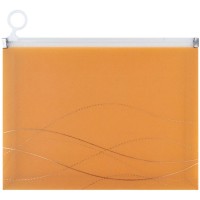 Папка на блискавці zip-lock «Waves-1» А5+ пластикова, ТМ Axent