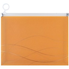 Папка на блискавці zip-lock «Waves-1» А5+ пластикова, ТМ Axent