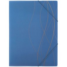 Папка на гумках «Waves-2» А4+ пластикова, ТМ Axent