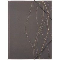 Папка на гумках «Waves-4» А4+ пластикова, ТМ Axent