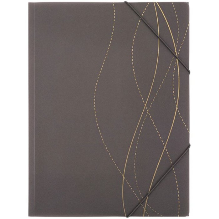 Папка на гумках «Waves-4» А4+ пластикова, ТМ Axent