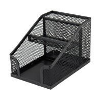 Підставка-органайзер 100x143x100 мм металева чорна, ТМ Axent