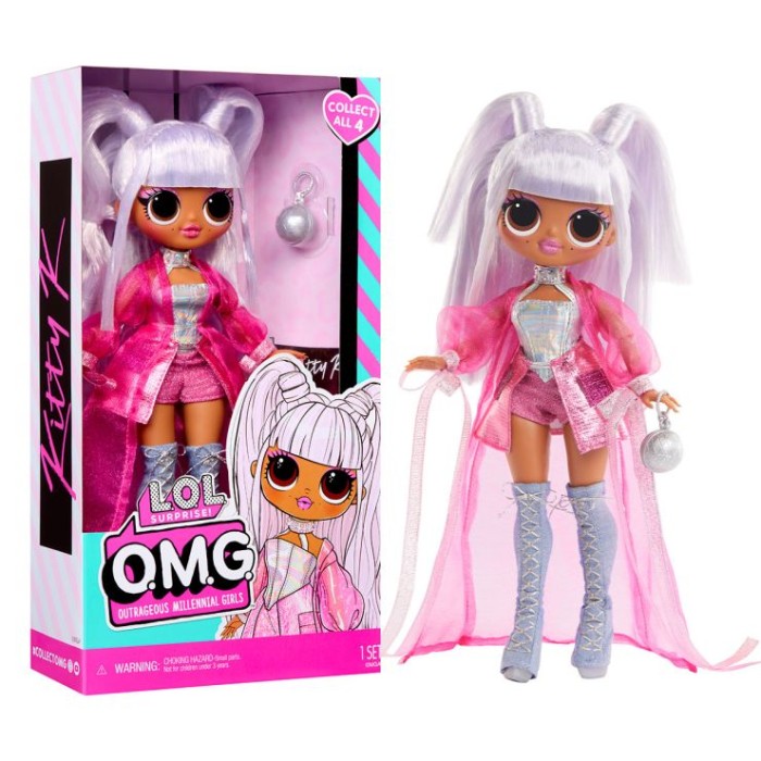 Лялька L.O.L.Surprise! серії «O.M.G. Entry. Кітті К» 25 см, у коробці 27х6х15 см