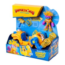 Ігровий набір SUPERTHINGS «Бойові Машини. Мульти-машина» машинка 19х9х9 см та герой, у коробці 20х20х9 см