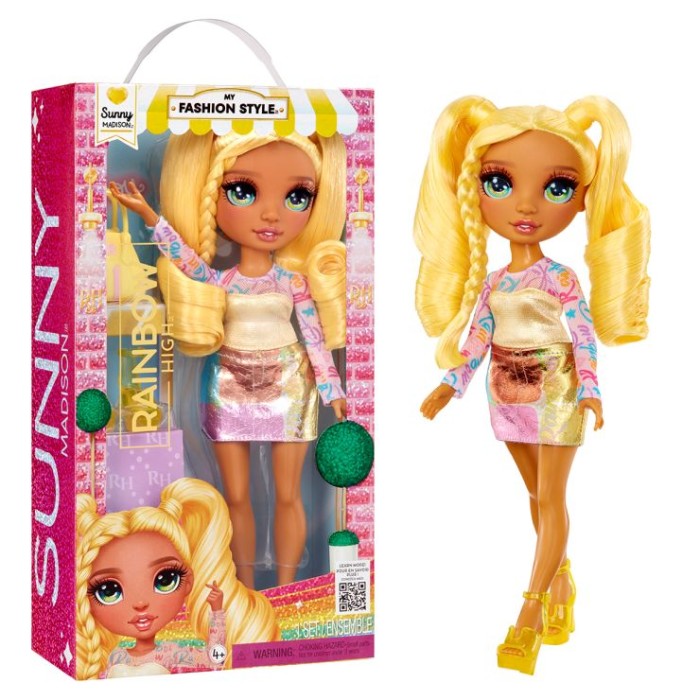 Лялька RAINBOW HIGH «Мій модний стиль. Санні» 27 см з аксесуарами, у коробці 7х15х27 см