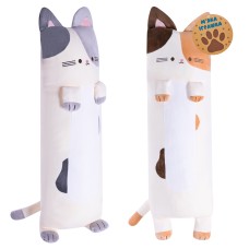 М'яка іграшка «Кіт-батон» 100 см, в асортименті