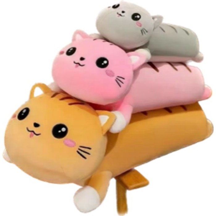 М'яка іграшка «Кіт-батон» 110 см, в асортименті