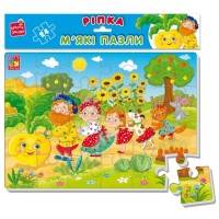 М'які пазли «Малюк зможе. Ріпка» А4 на 24 елементи, ТМ Vladi Toys