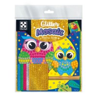 Набір для творчості «Сова та Папуга» на 2 поля та 5 аркушів з мозаїкою, у пакеті 21х23,5 см, ТМ Vladi Toys